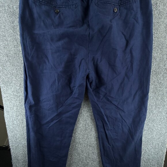 Vineyard Vines Navy Blue XL Men Linen Cotton Lyocell Pants Drawstring ACTL 37X30 - Picture 9 of 15